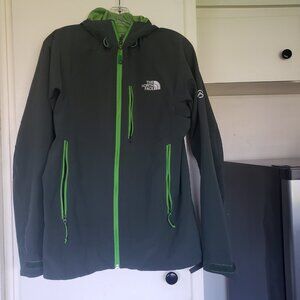 The North Face Black & Green Light Weight Jacket Size S/P